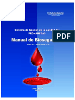 Norma Técnica 015-Minsa-dgsp-V.01 2004 Manual de Bioseguridad