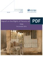 Rights of Persons with Disabilities in Iraq