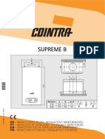 Manual Instrucciones Calentadores A Gas Supreme B Cointra