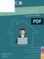 Guide Télétravail Mairie de Paris PDF