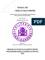 Makalah Tentang Studi Kelayakan Bisnis Politeknik Piksi Ganesha Bandung 2018