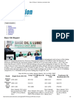 Base Oil Report - Machinery Lubrication India 2013