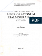 Importantissimo-Aldazabal, Liber Orazionum Psalmographus