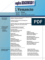 Alfredo E. Venancio: Certified Public Accountant