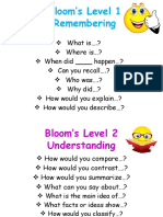 Bloom's Level