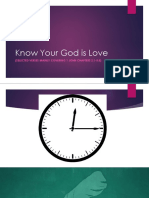 Know Your God Is Love