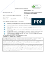 Collaborative Working Visit Report Form