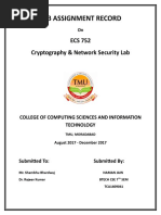 Ecs 752 Lab Assignment