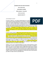 Fundamentos para Una Clínica Psicológica