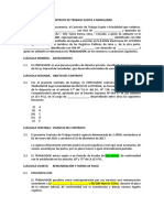 Modelo de Contrato de Trabajo Por Inicio de Actividad 2015-2017