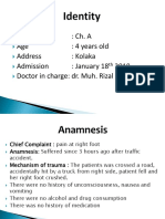 CH Anisa 4yo Multiple Fracture + Skin Loss Right Cruris