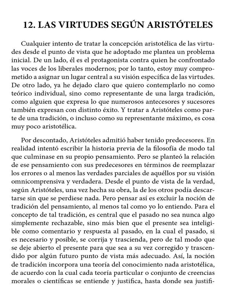 Virtudes según Aristóteles: Conceptos Clave | PDF | Aristóteles | Moralidad