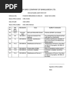 Power Grid Company of Bangladesh LTD.: Sl. No. ISO 9001 Clause Documents Issue Auditor's Comments