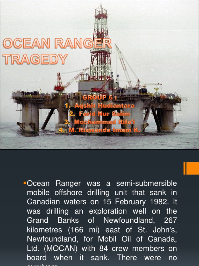 Ocean Ranger Disaster: 1982 Tragedy | PDF | Oceanography | Ships