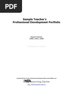 Sample TEACHERS' DEVELOPMENT