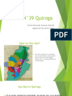 UPZ Quiroga legislación obras civiles