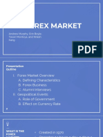 The Forex Market: Andrew Murphy, Erin Boyle, Tesori Montoya, and Walsh Kang