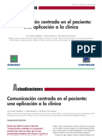 Comunicación Centrada en El Paciente.