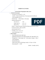 Perhitungan Pompa: (Sumber: Soufyan Dan Morimura, Perancangan Dan Pemeliharaan Sistem Plambing, Hal 71)