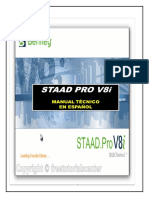 Manual Técno STAAD - Prov8i