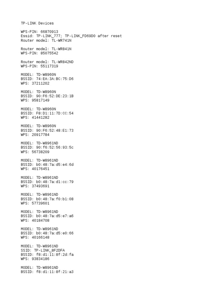 Wps Pin | PDF | Wireless Lan | Chess