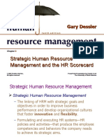 Strategic Human Resource Management and The HR Scorecard