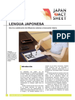Lengua Japonesa (Japan Fact Sheet)