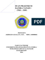 Panduan Praktikum Mekanika Tanah 1 (TKS-3205)