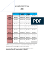 Calendario Revision de Expedientes Clinicos 2018