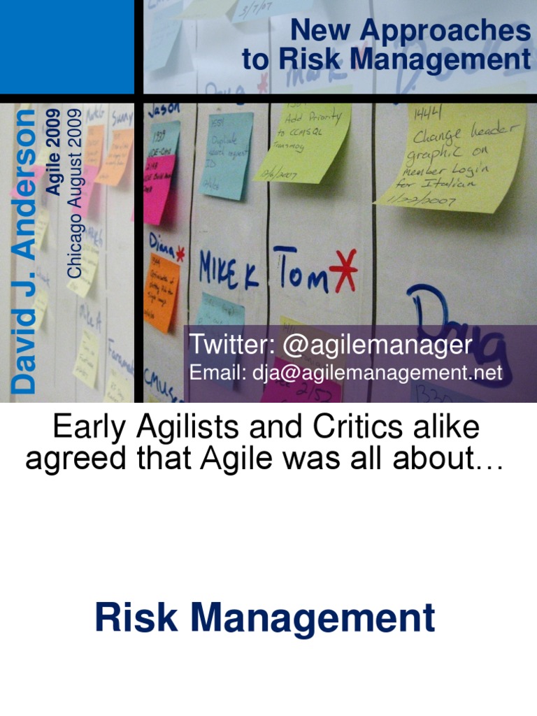 Agile Risk Management Strategies | PDF | Agile Software Development | Risk