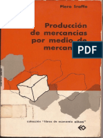 Producción de Mercancías Por Medio de Mercancías - Piero Sraffa PDF