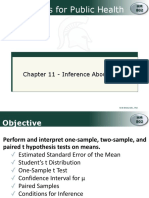 Biostatistics For Public Health: Chapter 11 - Inference About A Mean