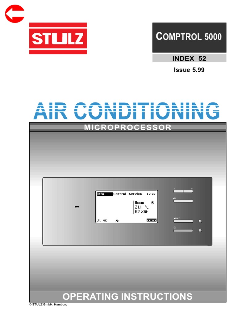 Stulz Comptrol 5000 Air Conditioning Hvac