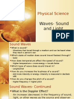 Physical Science - Waves Review