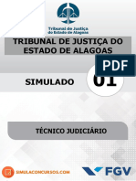 Simulado 01 Gratuito Técnico Judiciário - Tjal (2)