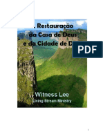 Witness Lee - A Restauração Da Casa de Deus