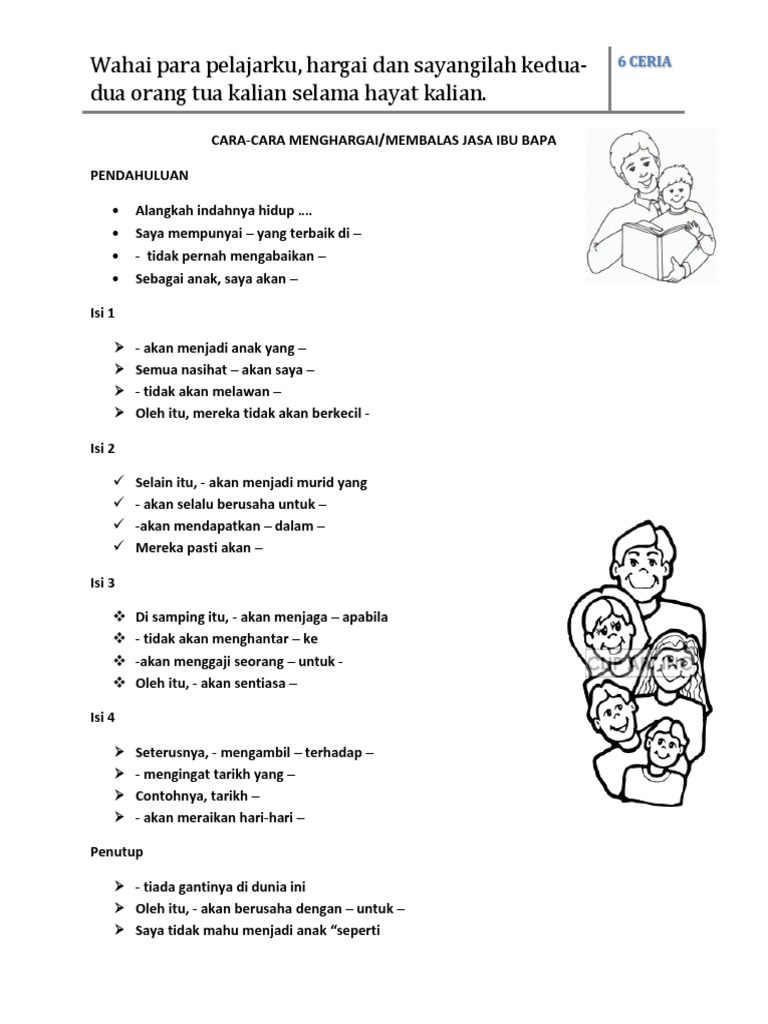 Cara Cara Menghargai Jasa Ibu Bapa Pdf