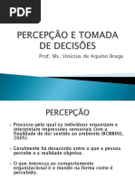 Comportamento Organizacional - Percepção e Tomada de Decisões Robbins