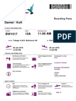 Daniel / Kofi: Boarding Pass