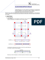 Idealización Estructuras y Cargas