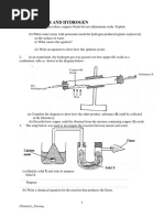 Water and Hydrogen