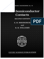 Contacto Metal Semiconductor Rhoderick and William Ok