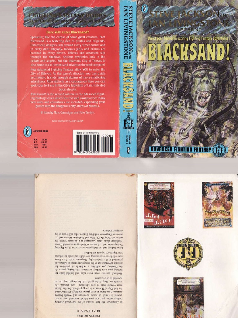 Advanced Fighting Fantasy Gamebooks 02 - Blacksand! PDF | PDF