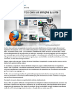 Acelera Firefox Con Un Simple Ajuste [Tutorial]