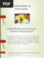 Criatividade Na Educação