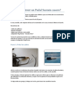 C Mo Construir Un Pedal Sustain Casero para Un Teclado PDF