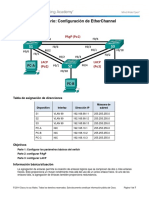 3.2.1.4 Lab - Configuring EtherChannel.docx