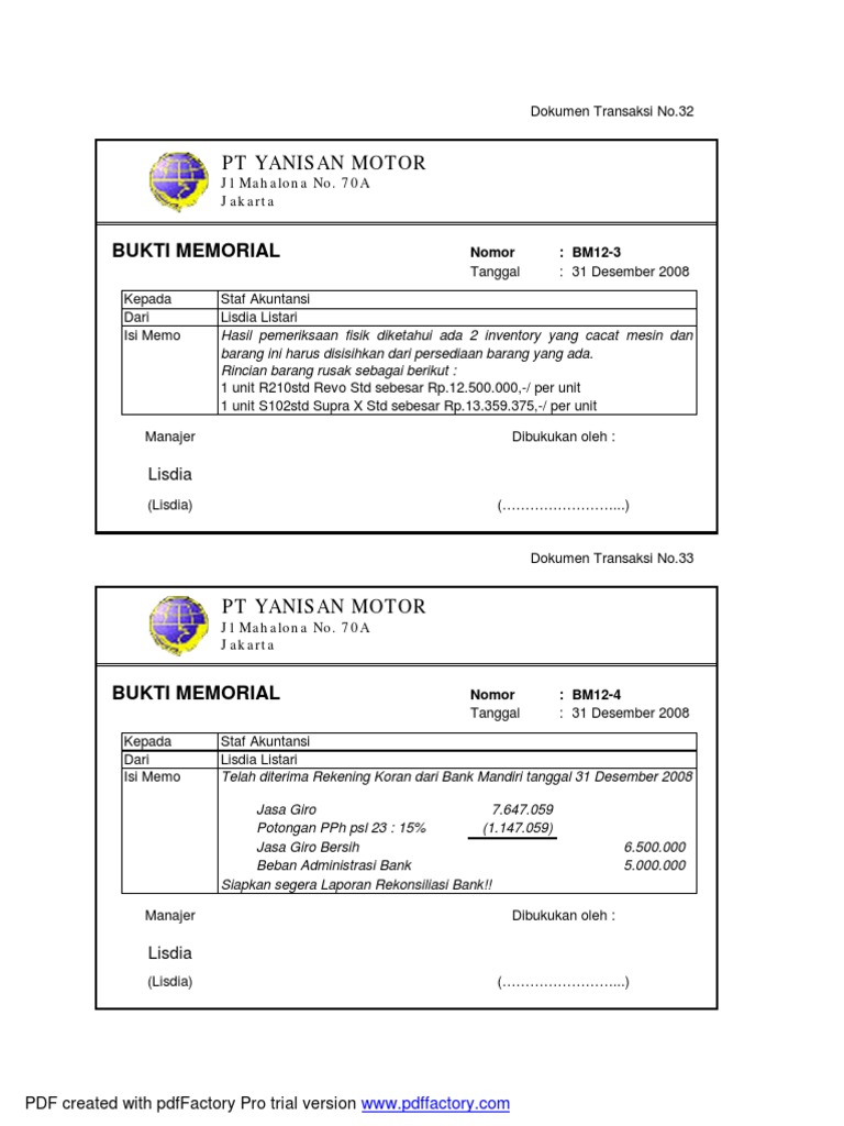 Bukti Memorial Pdf