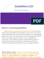 Learning Disabilities LD