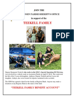 Teekell family fund flyer